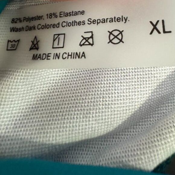 3PC Shein Swimsuit Set XL (Fits L/12-13) Floral High Waist Skirt Bottoms & Top - Picture 7 of 8